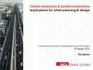 Carbon emissions & spatial connections
